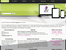 Tablet Screenshot of dkpcsupport.ch